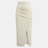 Midi Skirt in a Smooth Look