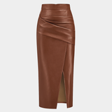 Midi Skirt in a Smooth Look