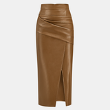 Midi Skirt in a Smooth Look