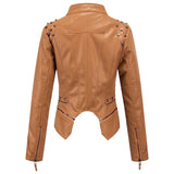 Fitted Studded Biker Jacket
