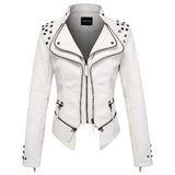 Fitted Studded Biker Jacket
