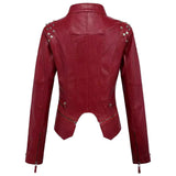 Fitted Studded Biker Jacket