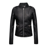 Sleek Urban Faux Leather Jacket with Slim Fit