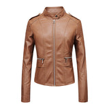 Sleek Urban Faux Leather Jacket with Slim Fit