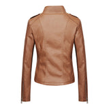 Sleek Urban Faux Leather Jacket with Slim Fit