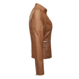 Sleek Urban Faux Leather Jacket with Slim Fit