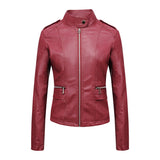 Sleek Urban Faux Leather Jacket with Slim Fit