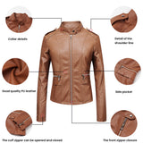 Sleek Urban Faux Leather Jacket with Slim Fit