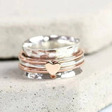 Patricie – Tri-tone Layered Ring