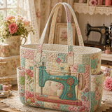Aibhlín | Quilted Tote Bag with Artistic Quilting