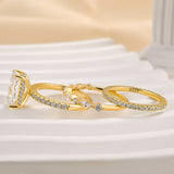 Geanina – Set of Rings with Sparkling Stones