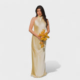 Martina - Dress with Satin Ribbon
