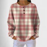 Iseult - Pink Checked Pattern Jumper