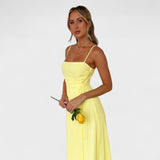Silke – Long Yellow Dress