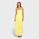 Silke – Long Yellow Dress
