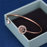 Eleni – Solid Bracelet with the Tree of Life