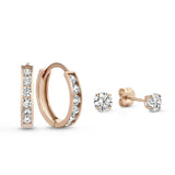 Sidonia – Set of Earrings with Shiny Stones