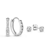 Sidonia – Set of Earrings with Shiny Stones