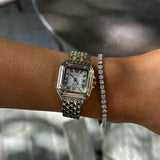 Florina – Watch with an Elegant Strap and Glossy Dial