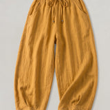 Women's Wide-Leg Trousers with High Waist