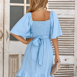 Slávka – Light Blue Midi Dress