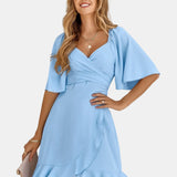 Slávka – Light Blue Midi Dress