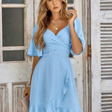 Slávka – Light Blue Midi Dress