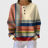 Gráinne - Striped Colourful Jumper