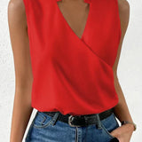 Salete - Smooth V-Neck Top