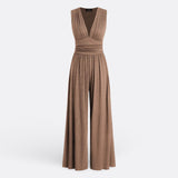 Heidelore – Elegant sleeveless jumpsuit with wide legs