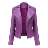 Embellished Biker Jacket with Studs