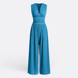Heidelore – Elegant sleeveless jumpsuit with wide legs