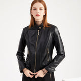 Vegan Leather Biker Jacket