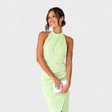 Camila - Long Pleated Dress
