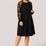 Rastislava | Elegant Black Dress with Delicate Sleeves