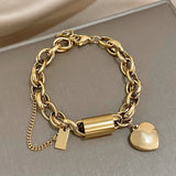 Brânduša – Bracelet with an Elegant Design and Gold Finish