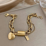 Brânduša – Bracelet with an Elegant Design and Gold Finish