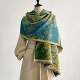 Teal Canopy Scarf