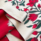 Scarlet Bloom Reversible Scarf