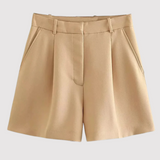 Elegant Women's High-Waisted Shorts