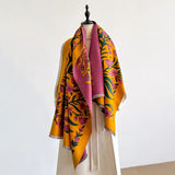 Saffron Garden Reversible Scarf