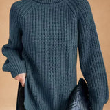 Maria - Cozy Oversized Sweater with Collar