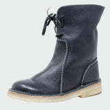Men's Waterproof Leather Boots with Cozy Wool Lining