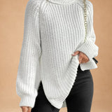 Maria - Cozy Oversized Sweater with Collar