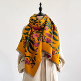 Saffron Garden Reversible Scarf