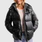 Glossy Puffer Jacket