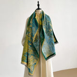 Teal Canopy Scarf