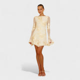 Birgid – Dress with Floral Motif