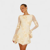 Birgid – Dress with Floral Motif