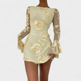 Birgid – Dress with Floral Motif